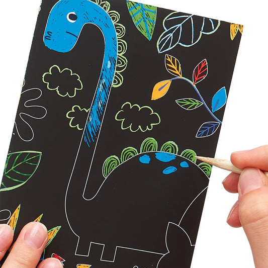 Kraskunst | Mini Scratch & Scribble - Dino Days