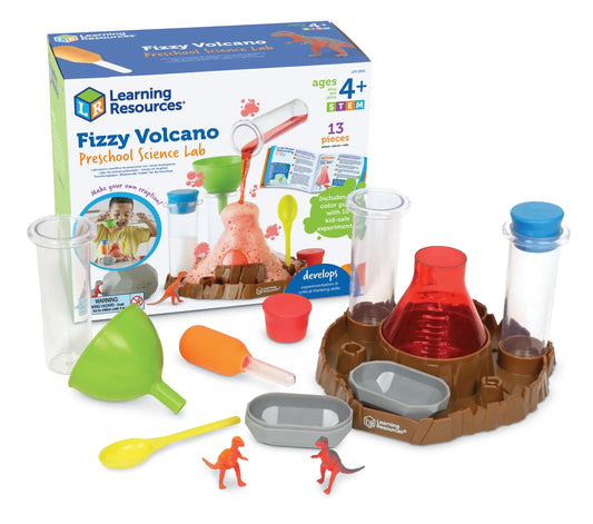 Fizzy Volcano Preschool Science Lab