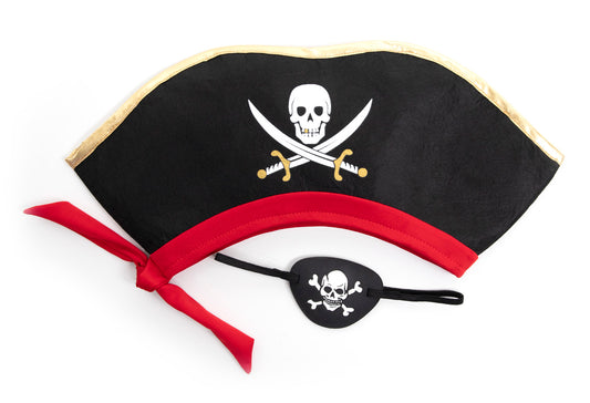 Luxe Piratenhoed met Ooglapje (3+)