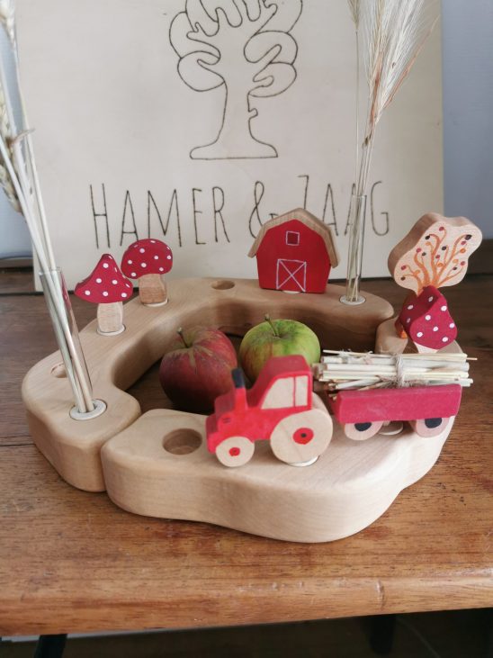 Houten Steker | Paddenstoel Bol