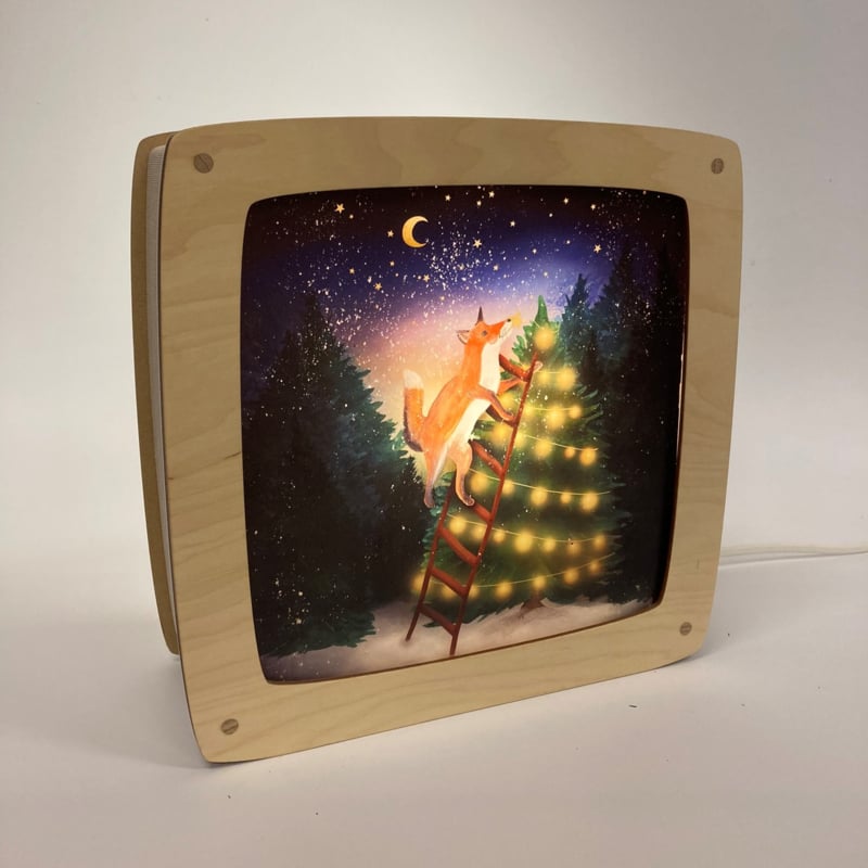 Plaat Seizoenenlamp/Raamhanger | Boom Versieren