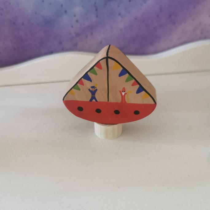 Houten Steker | Stoomboot