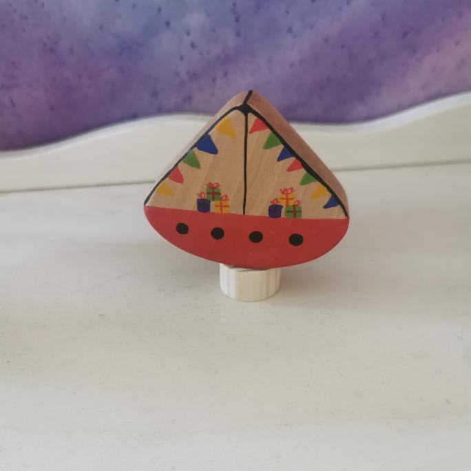 Houten Steker | Stoomboot