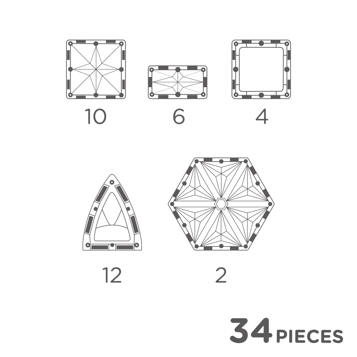 Small Curved Pack Pastel (34)