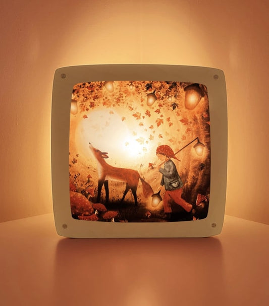 Plaat Seizoenenlamp/Raamhanger | Glow in the dark