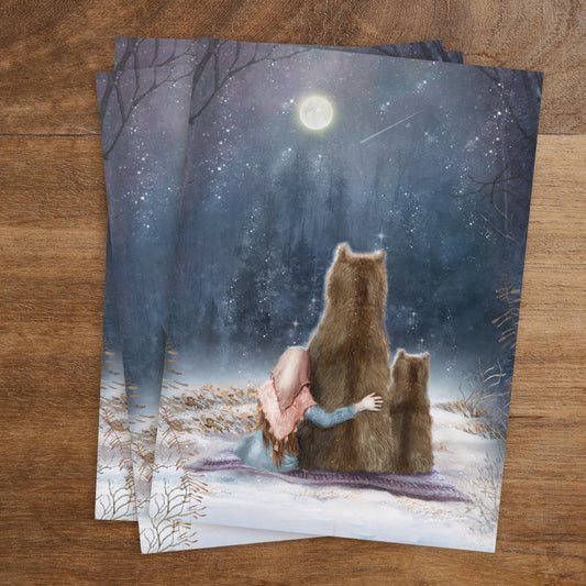 Ansichtkaart | The sound of snow