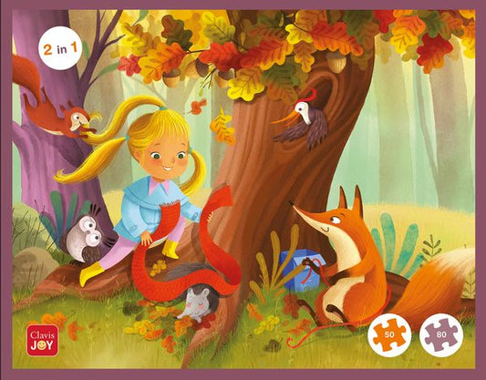 Puzzelen met Pippa en de vermiste egel | 2 in 1 (4+)