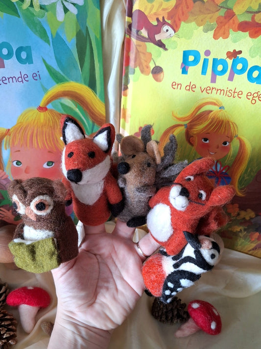 Set Vingerpopjes van Pippa's Bosvriendjes