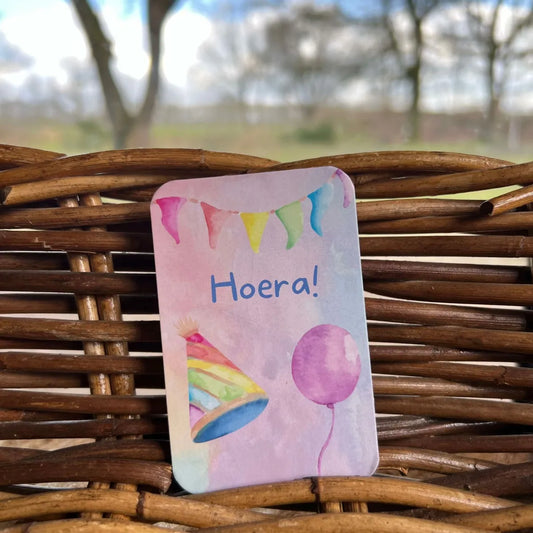 Kaartje | Hoera