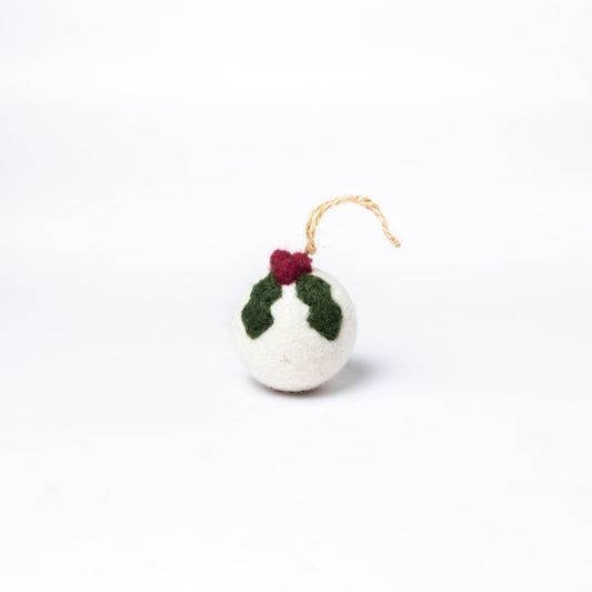 Kerstbal | Holly Berry Small