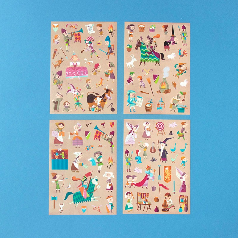 Herbruikbare Stickers | Medievel