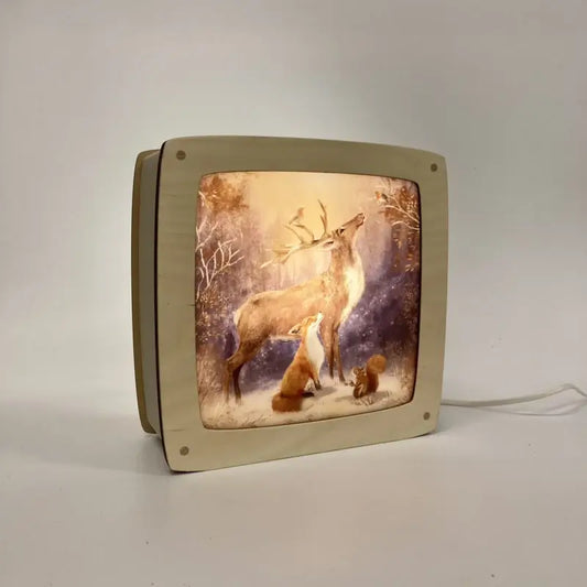 Plaat Seizoenenlamp/Raamhanger | Winter Wonders