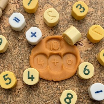 Number Stamping Stones