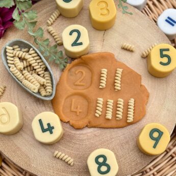 Number Stamping Stones