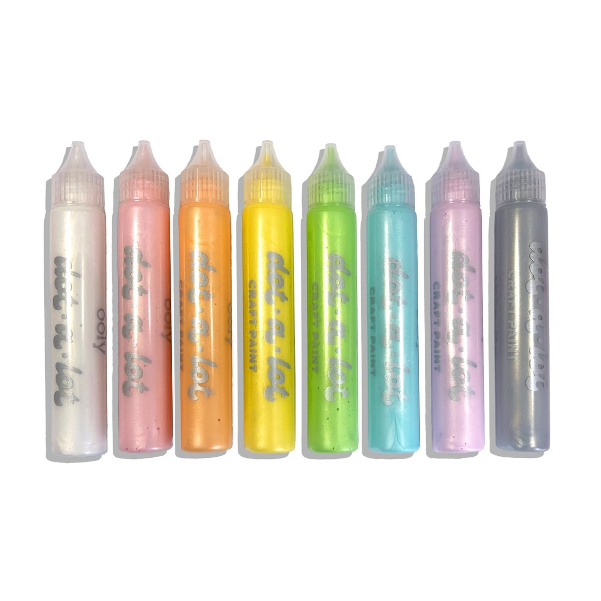 3D Parelmoer Stippenverf | Dot-A-Lot: Dimensional Craft Paint – Pearlescent (6+)