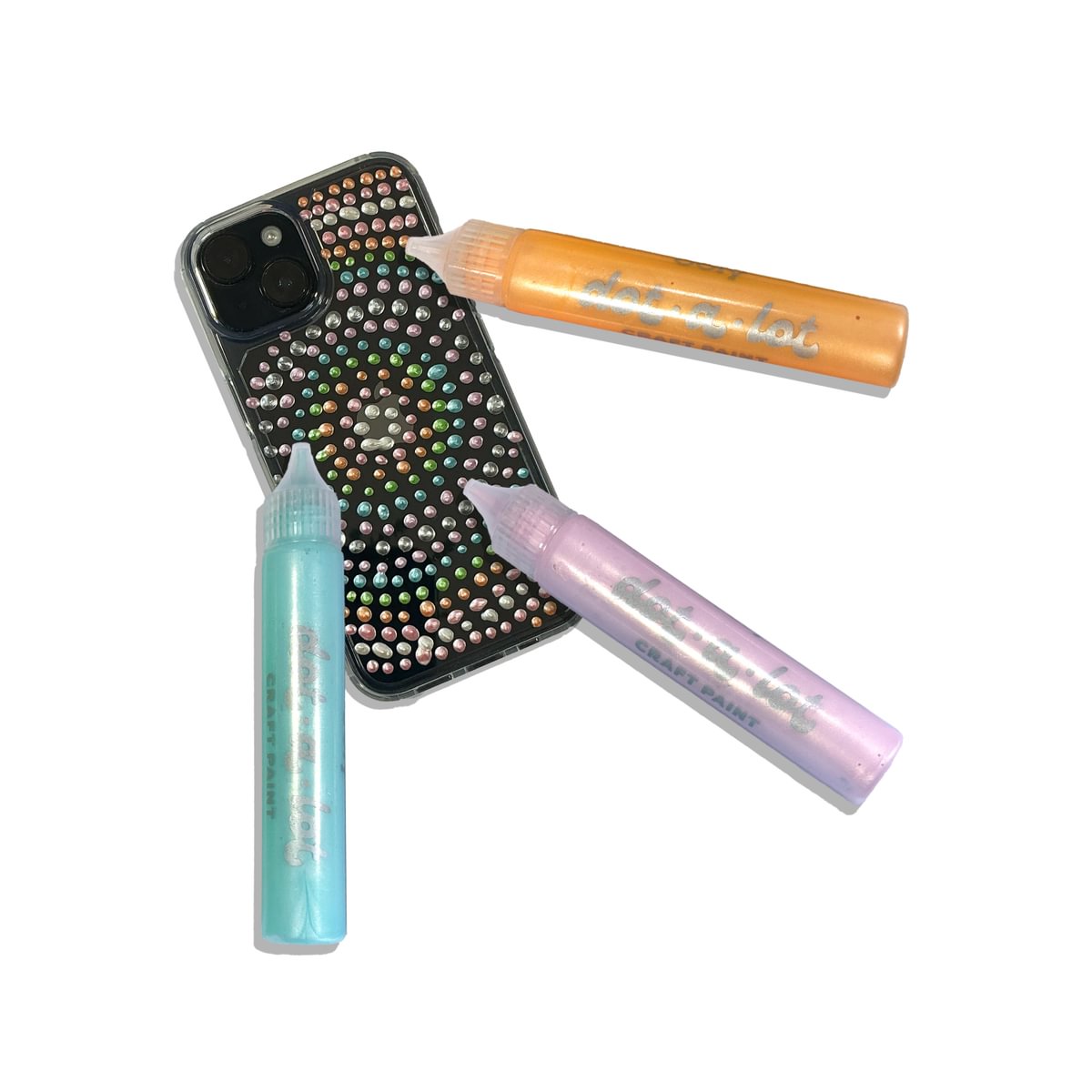 3D Parelmoer Stippenverf | Dot-A-Lot: Dimensional Craft Paint – Pearlescent (6+)