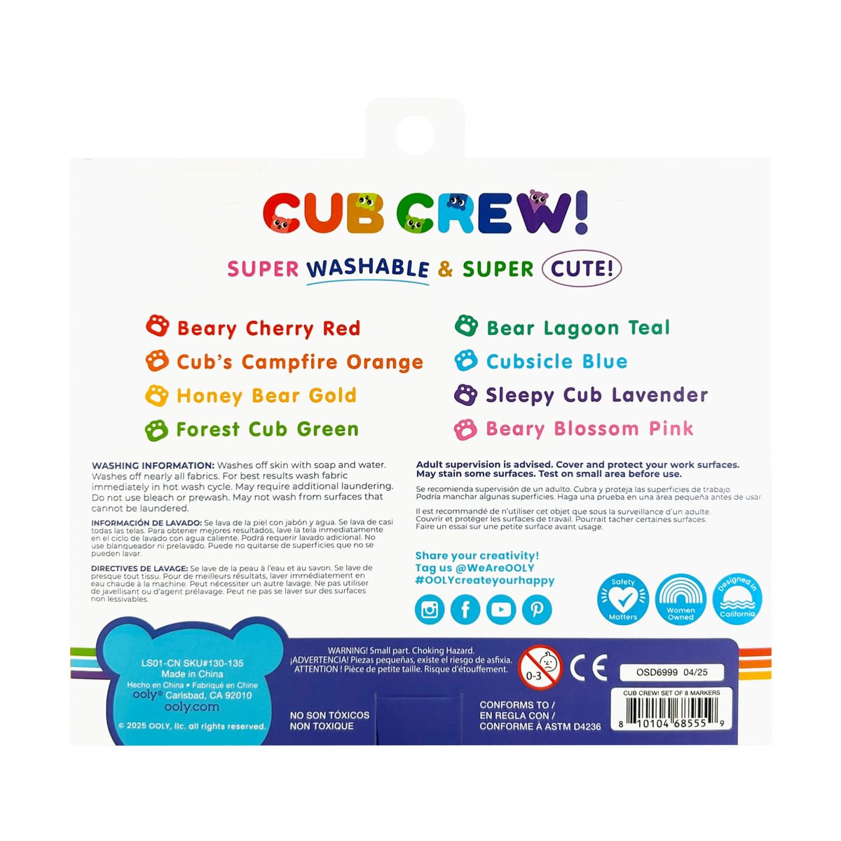 Stiften | Cub Crew Washable Markers (3+)