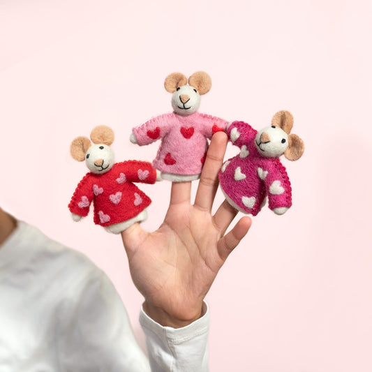 Vingerpopje | Sweetheart Muisje