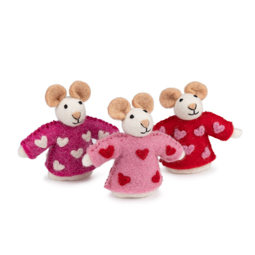 Vingerpopje | Sweetheart Muisje