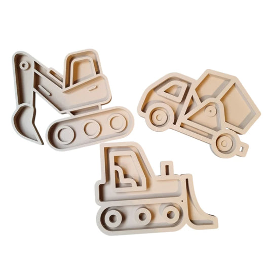 Mini Vulvormen | Bouwvoertuigen