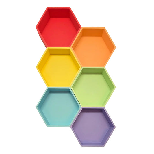 Mandigo Pastel | Zeshoekig (kleur naar keuze)