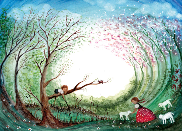 Ansichtkaart | Springtime