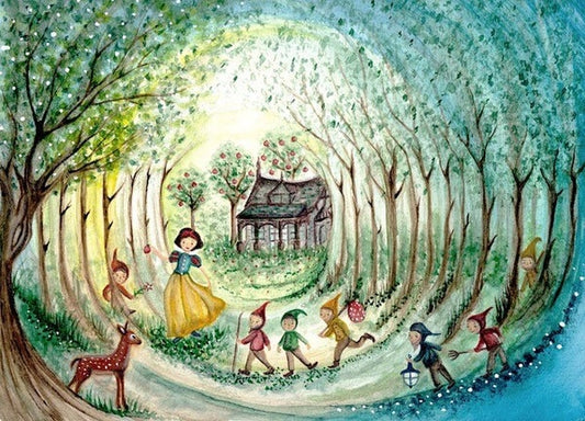 Ansichtkaart | Snow White