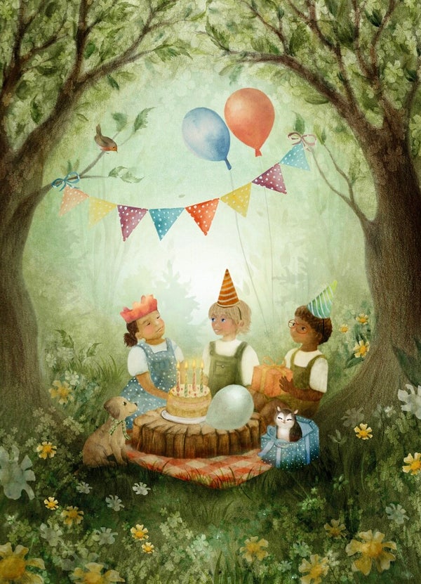 Ansichtkaart | Party Picnic