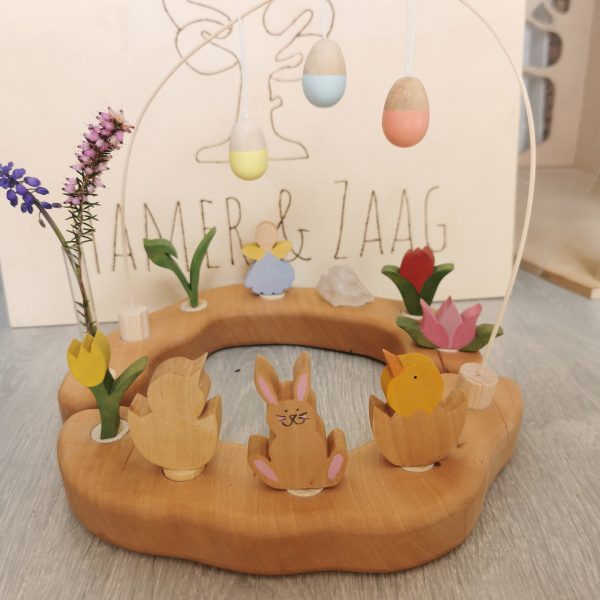 Houten Steker | Lelie