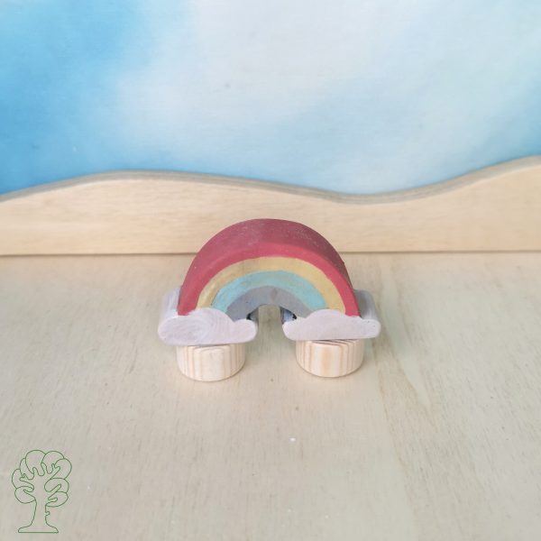 Houten Steker | Regenboog