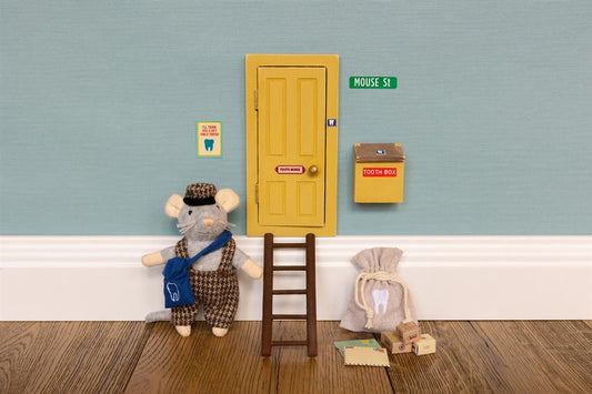 Knuffelmuisje | Tandenmuis (SET met deurtje etc.)