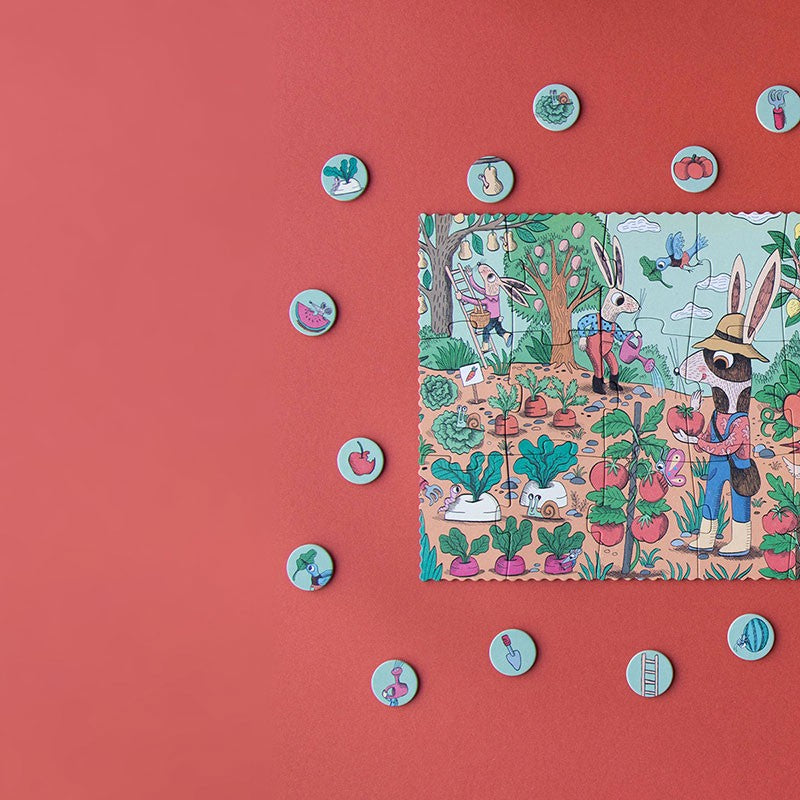 Puzzel | Rabbit's Garden (+ observatiespel) 3+
