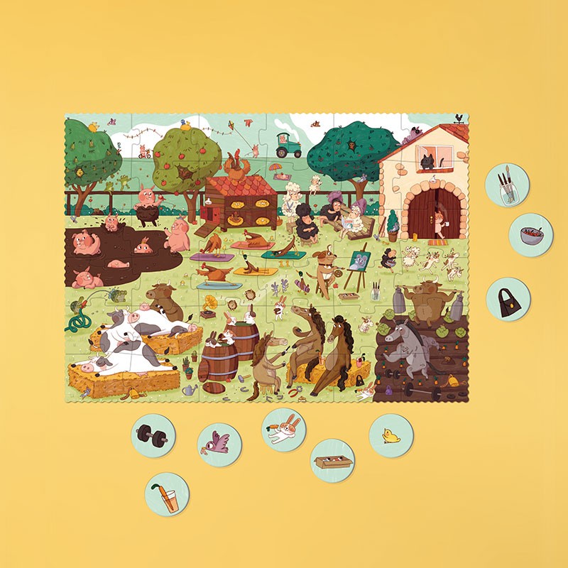 Puzzel | Farmtastic (+ observatiespel) 3+