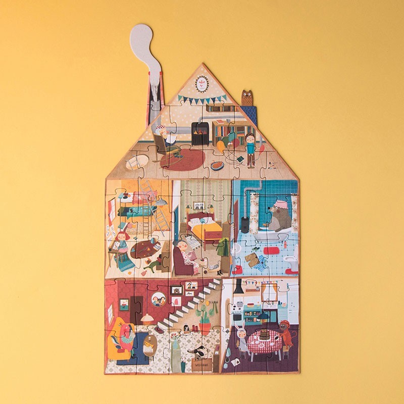 Puzzel | Welcome to my home (omkeerbaar) 5+