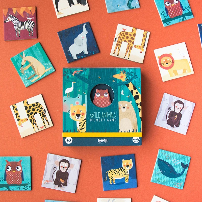 Memory Game | Wild Animals (3+)