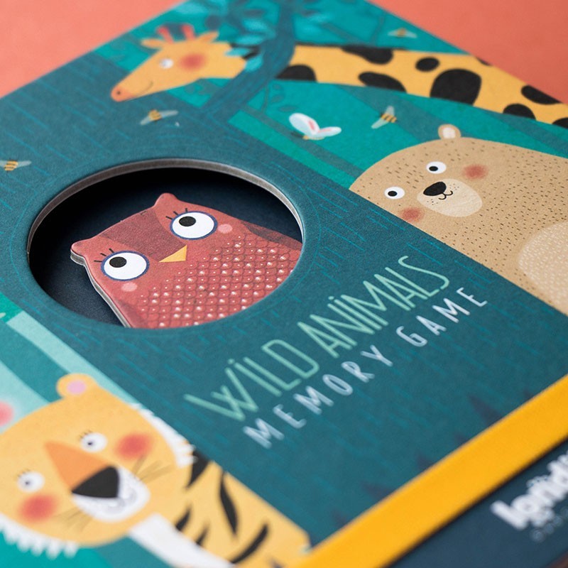 Memory Game | Wild Animals (3+)