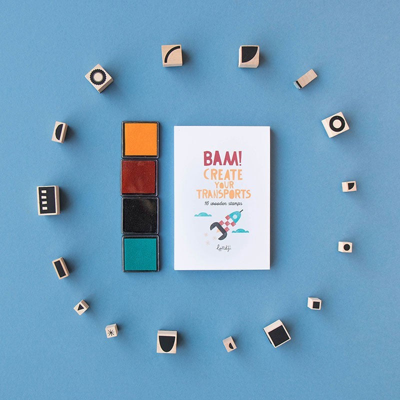 BAM! Stamps | Create Your Transports (5+)