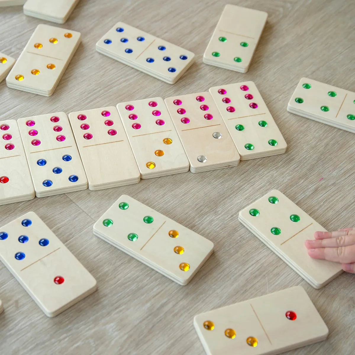 XL Domino met Edelstenen (2+)