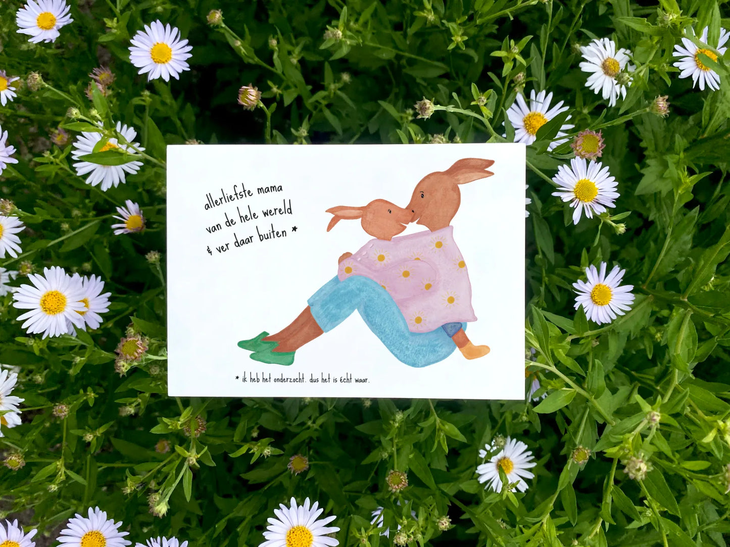 Wenskaart | Allerliefste mama van de hele wereld & ver daar buiten