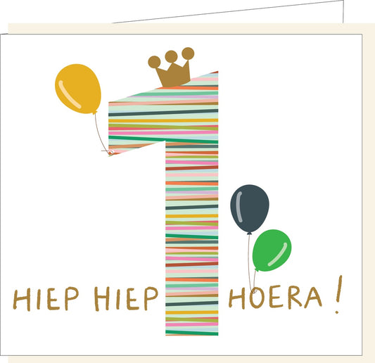 Wenskaart | 1 jaar