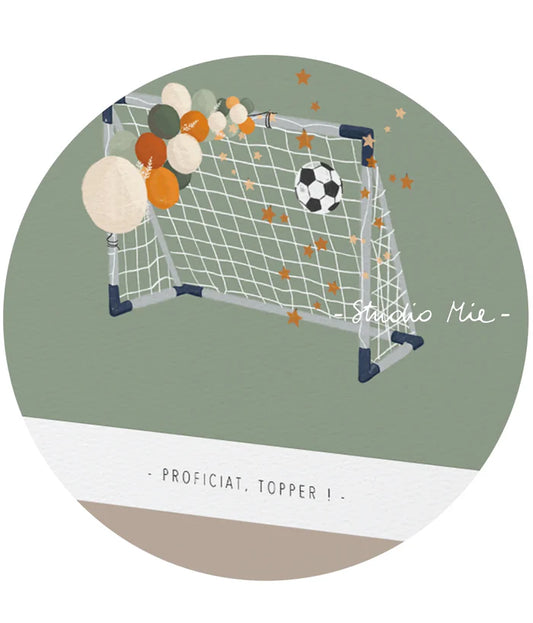 Wenskaart | Proficiat, topper!