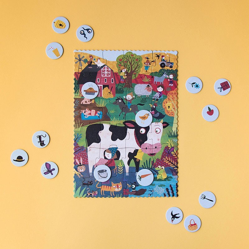 Puzzel | Pocket Puzzle My Little Farm (zoek & vind) 3+