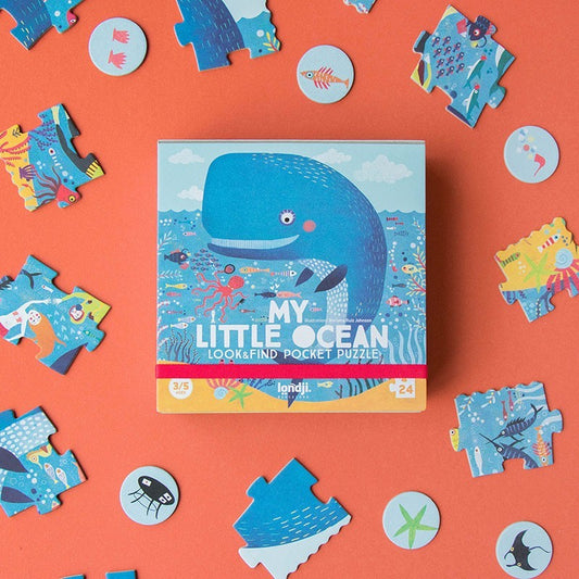 Puzzel | Pocket Puzzle My Little Ocean (zoek & vind) 3+