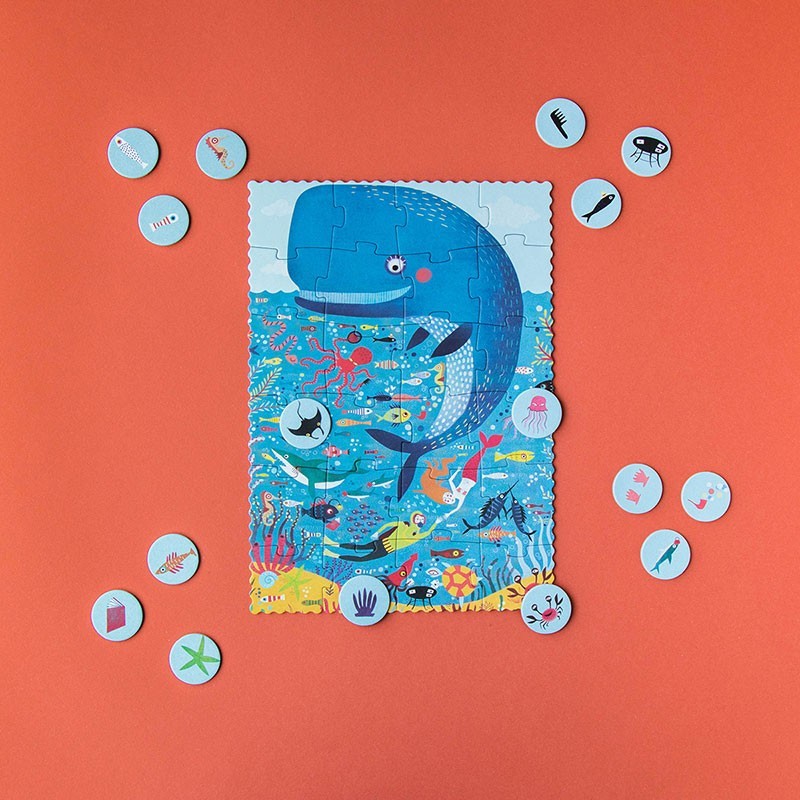 Puzzel | Pocket Puzzle My Little Ocean (zoek & vind) 3+