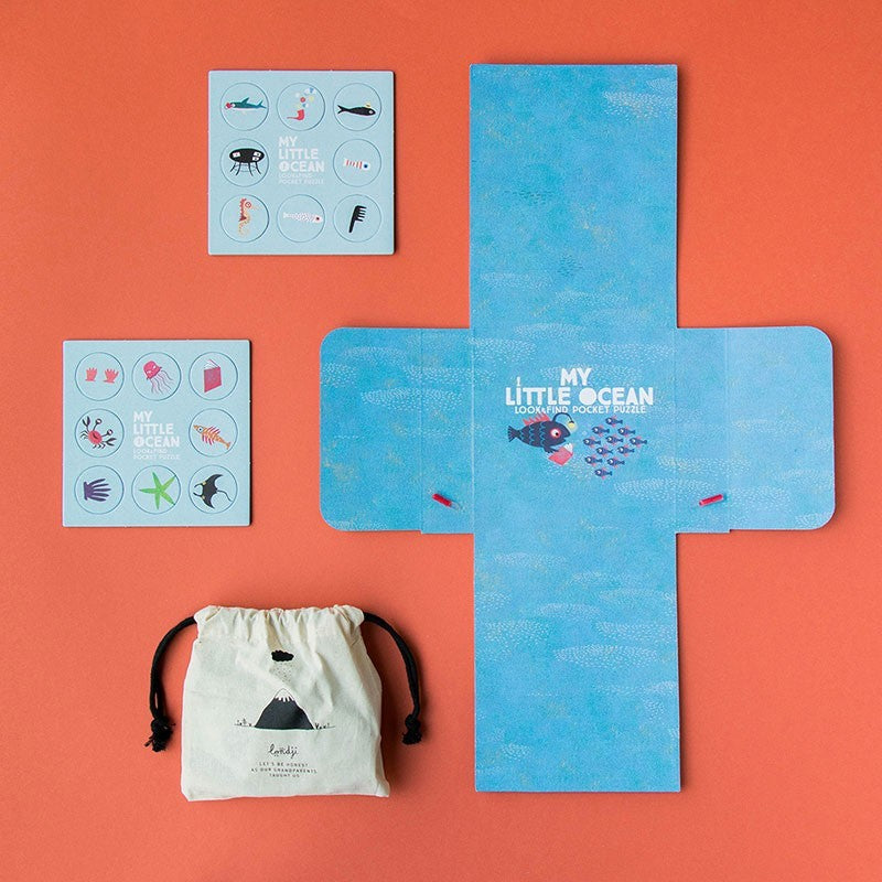 Puzzel | Pocket Puzzle My Little Ocean (zoek & vind) 3+
