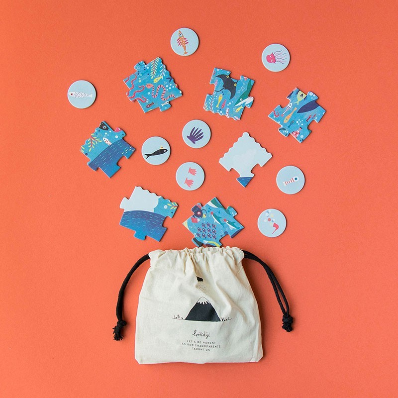 Puzzel | Pocket Puzzle My Little Ocean (zoek & vind) 3+