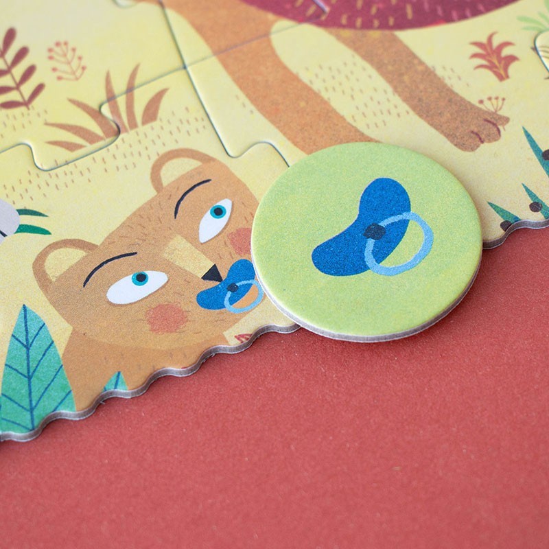 Puzzel | Pocket Puzzle My Little Jungle (zoek & vind) 3+