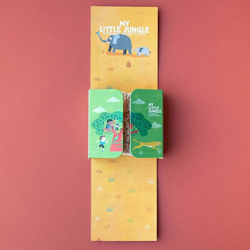 Puzzel | Pocket Puzzle My Little Jungle (zoek & vind) 3+
