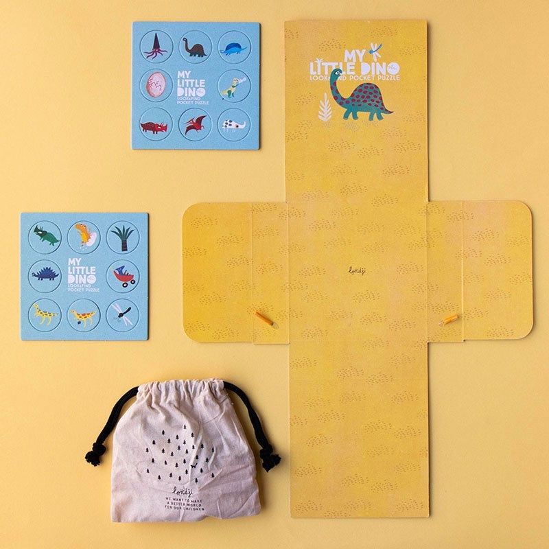 Puzzel | Pocket Puzzle My Little Dino (zoek & vind) 3+