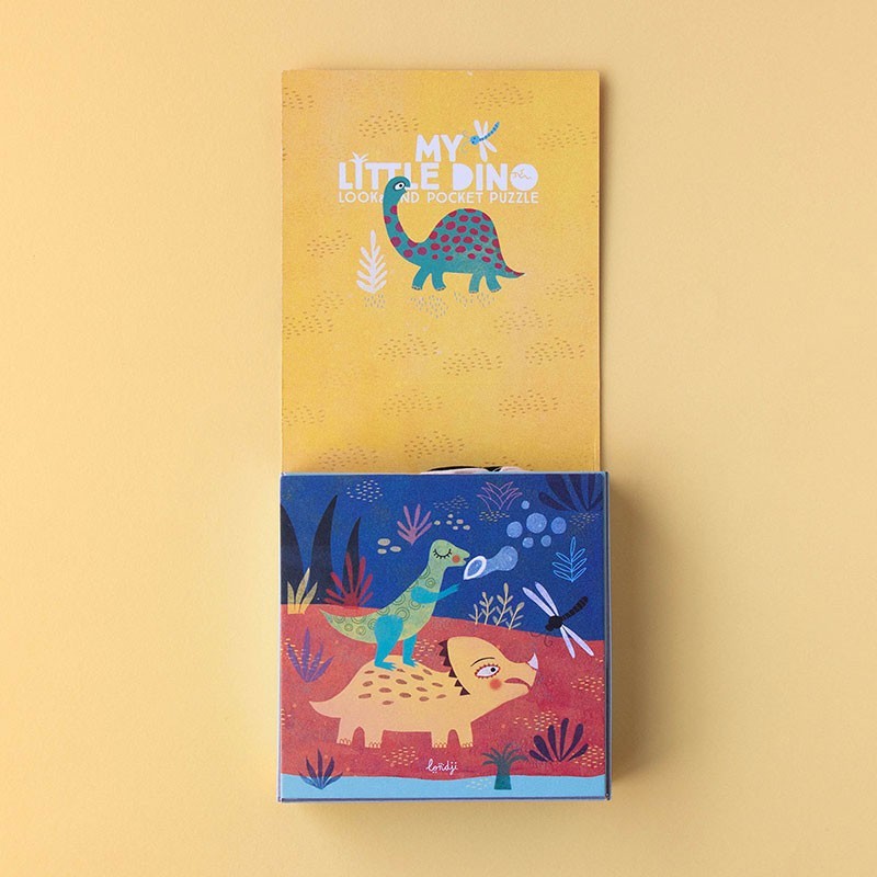 Puzzel | Pocket Puzzle My Little Dino (zoek & vind) 3+